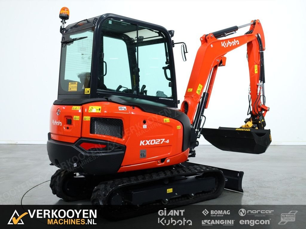 Minibagger Türe ait Kubota KX027-4 Hi Spec + Engcon EC02 S30-S30 afneembaar, Neumaschine içinde Vessem (resim 5)