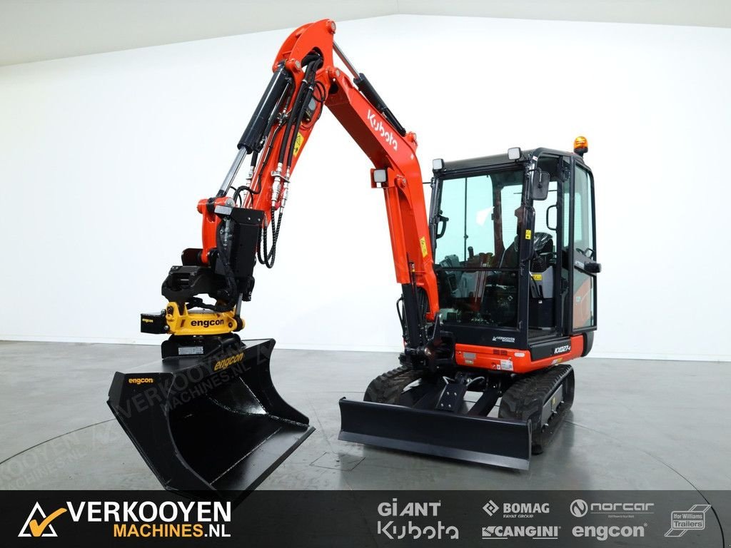 Minibagger Türe ait Kubota KX027-4 Hi Spec + Engcon EC02 S30-S30 afneembaar, Neumaschine içinde Vessem (resim 7)