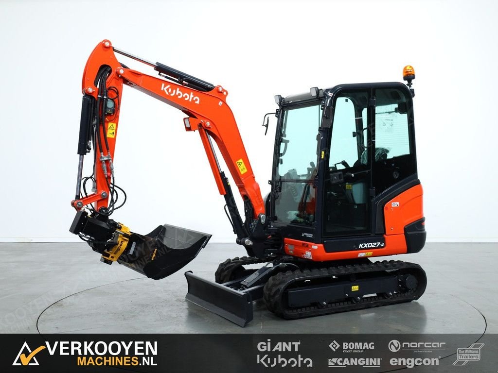 Minibagger Türe ait Kubota KX027-4 Hi Spec + Engcon EC02 S30-S30 afneembaar, Neumaschine içinde Vessem (resim 2)