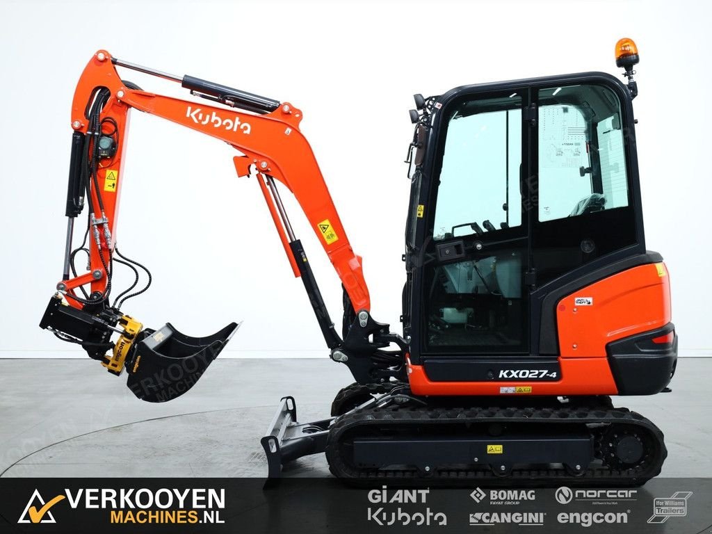 Minibagger Türe ait Kubota KX027-4 Hi Spec + Engcon EC02 S30-S30 afneembaar, Neumaschine içinde Vessem (resim 3)