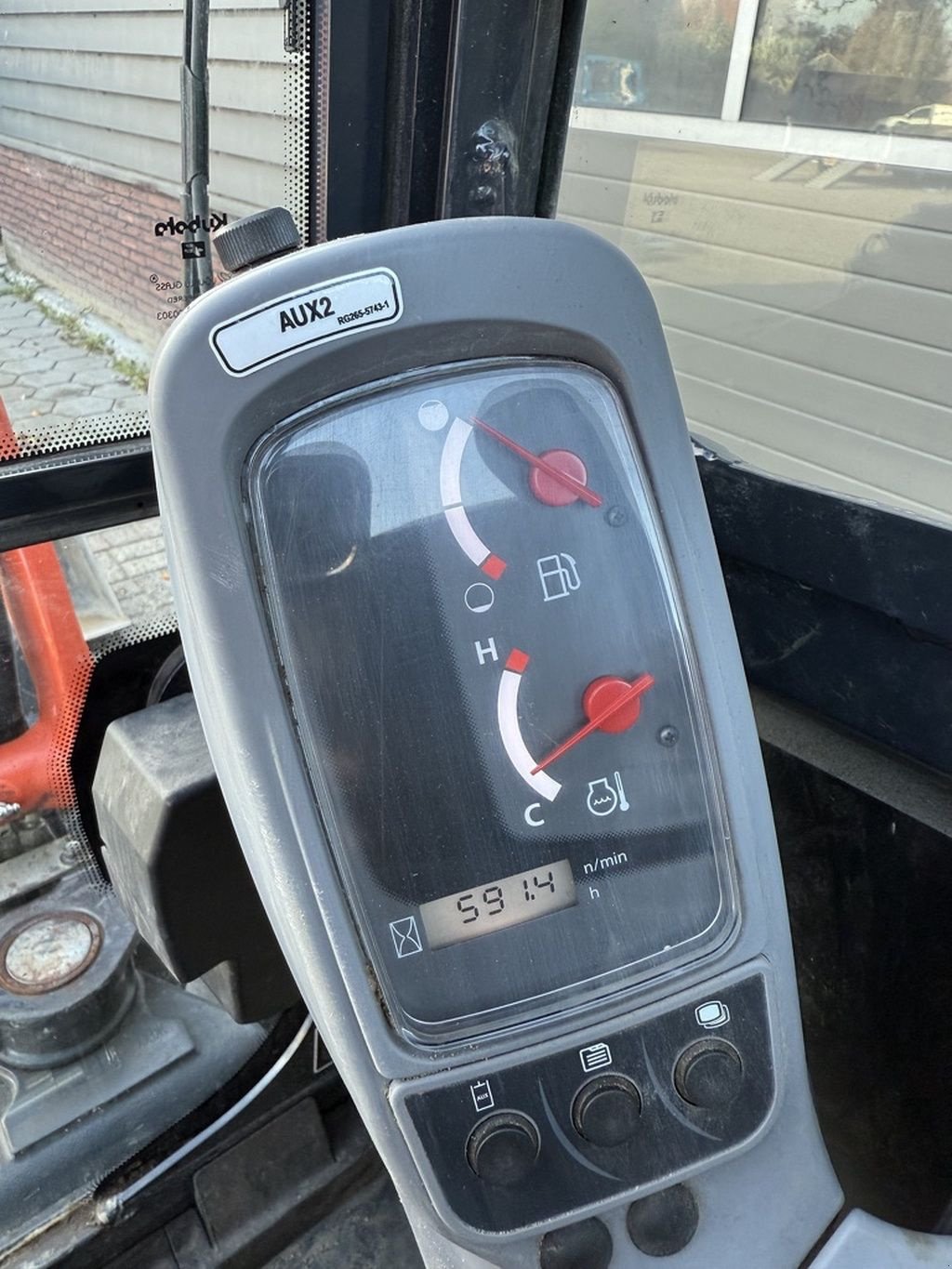 Minibagger Türe ait Kubota KX027 HI-SPEC minigraver BJ 2024 590 uur, Gebrauchtmaschine içinde Neer (resim 10)