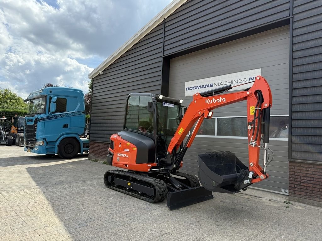 Minibagger van het type Kubota KX027 HI-SPEC minigraver NIEUW incl CW05 + 3 bakken, Neumaschine in Neer (Foto 3)
