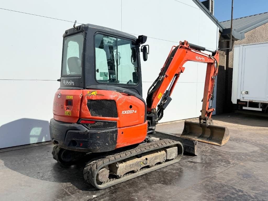 Minibagger typu Kubota KX037-4 - Hammer Lines / Quick Coupler, Gebrauchtmaschine w Veldhoven (Zdjęcie 5)