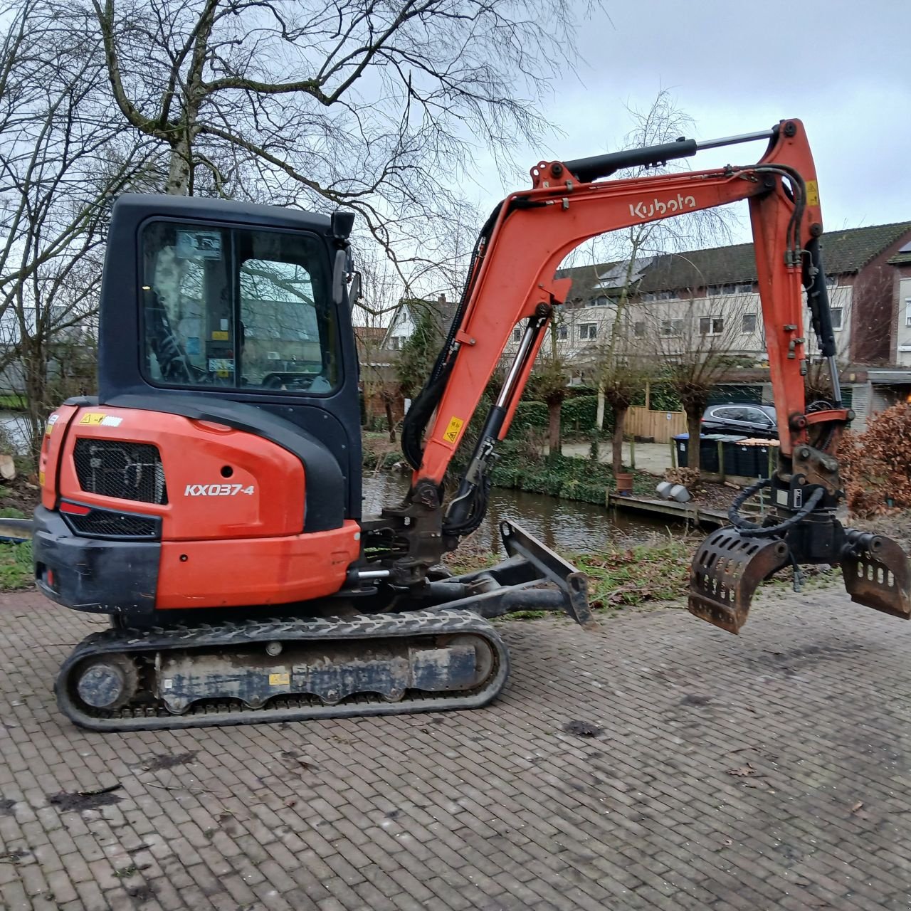 Minibagger del tipo Kubota Kx037-4., Gebrauchtmaschine In Alblasserdam (Immagine 1)