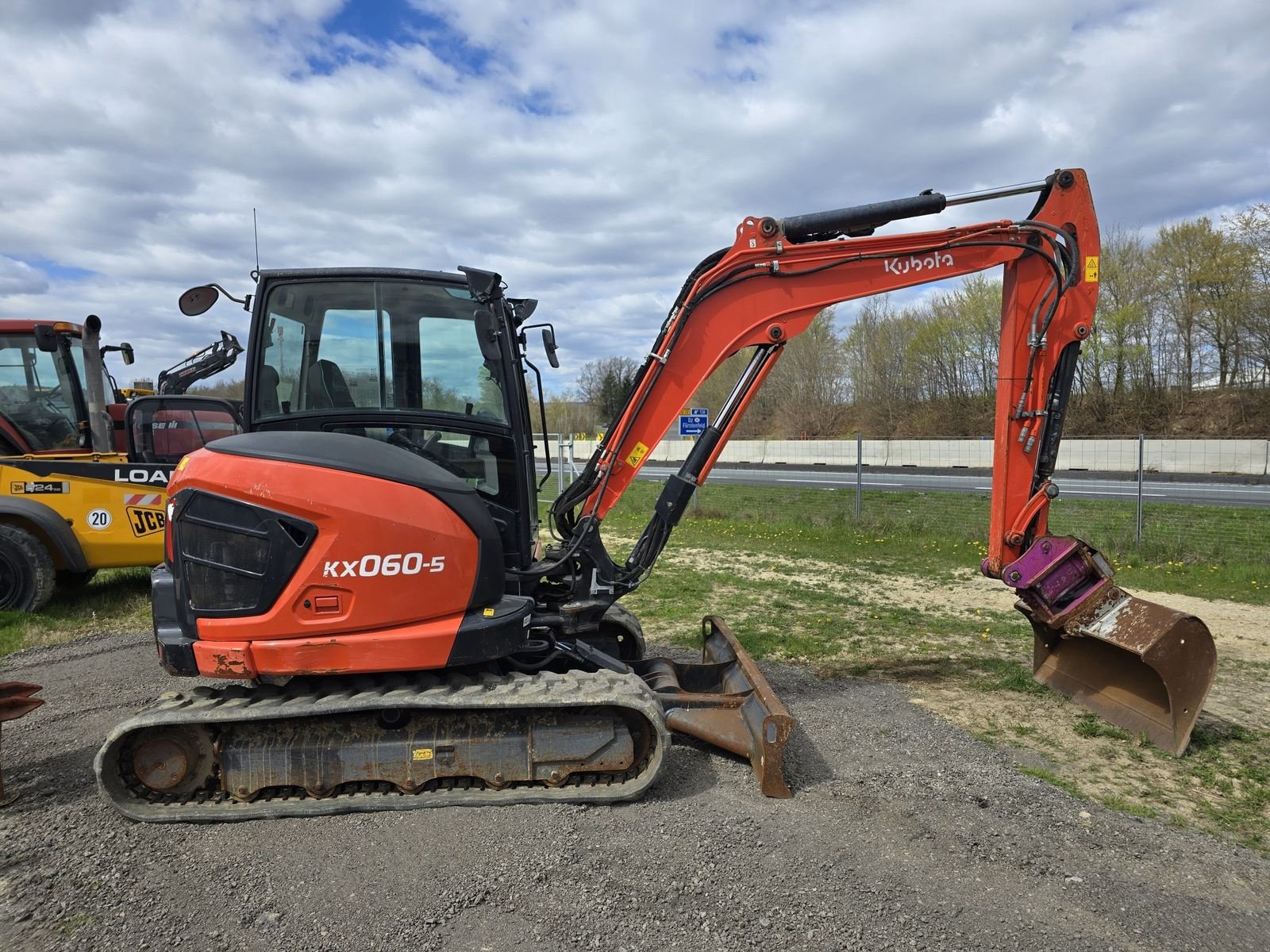Minibagger typu Kubota KX060-5, Gebrauchtmaschine v Gabersdorf (Obrázek 2)