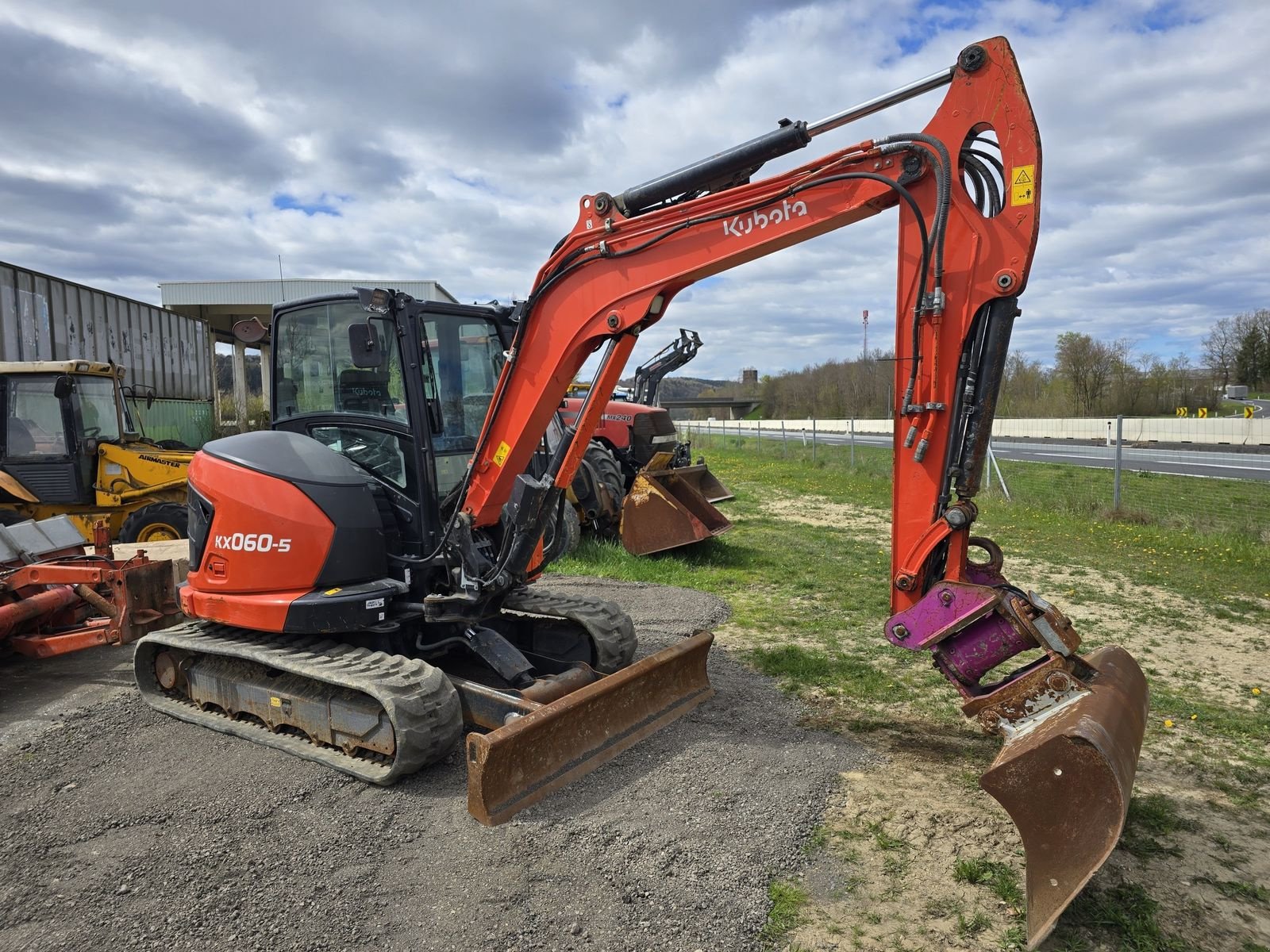 Minibagger typu Kubota KX060-5, Gebrauchtmaschine v Gabersdorf (Obrázek 3)