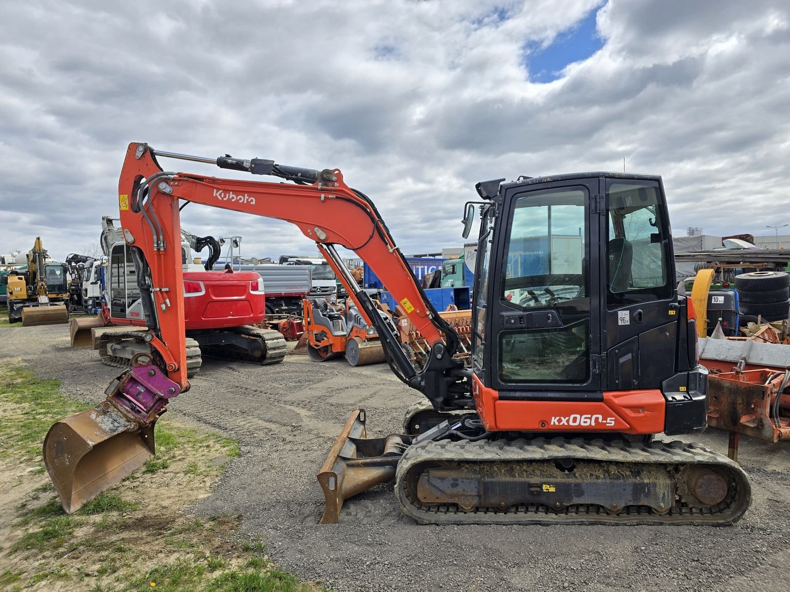 Minibagger typu Kubota KX060-5, Gebrauchtmaschine v Gabersdorf (Obrázek 4)