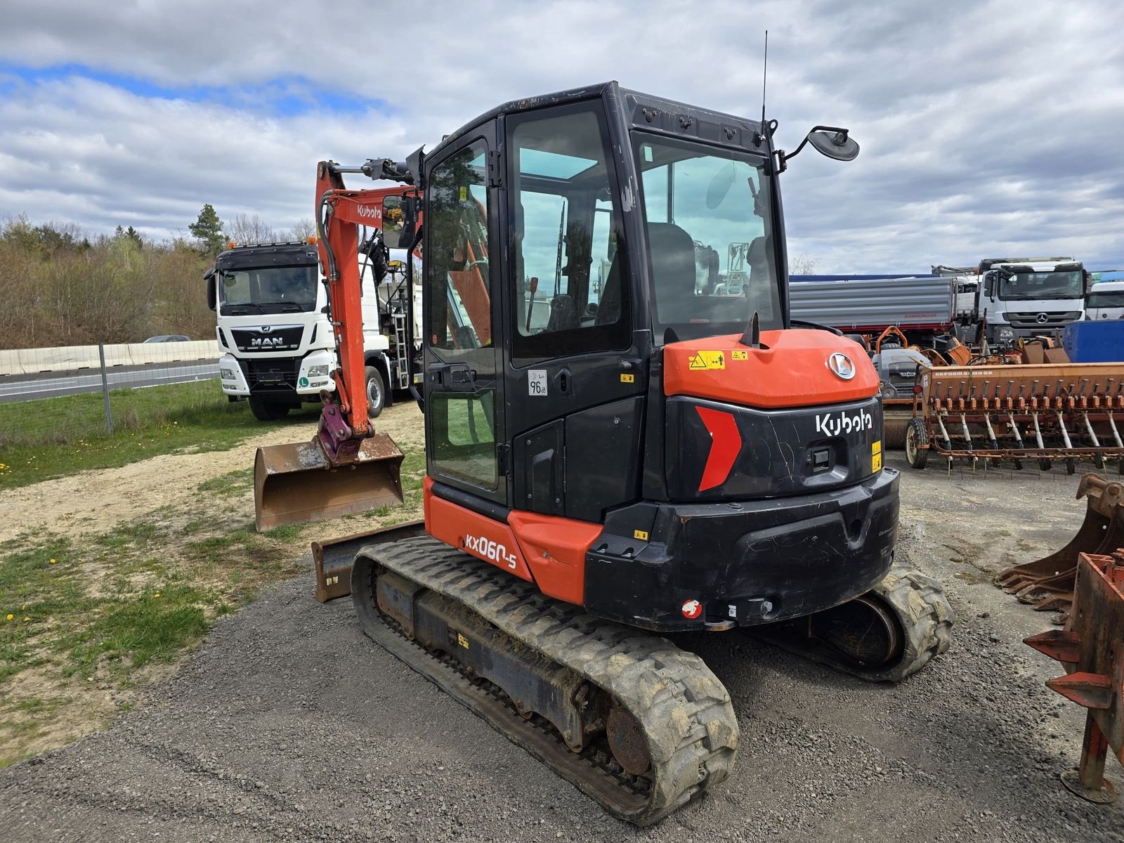 Minibagger typu Kubota KX060-5, Gebrauchtmaschine v Gabersdorf (Obrázek 5)