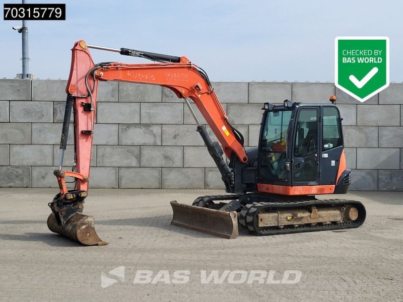 Minibagger типа Kubota KX080-4 A/C, Gebrauchtmaschine в Veghel