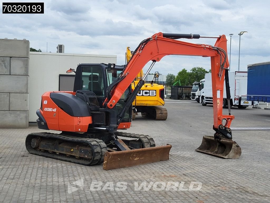 Minibagger типа Kubota KX080-4 A/C, Gebrauchtmaschine в Veghel (Фотография 5)