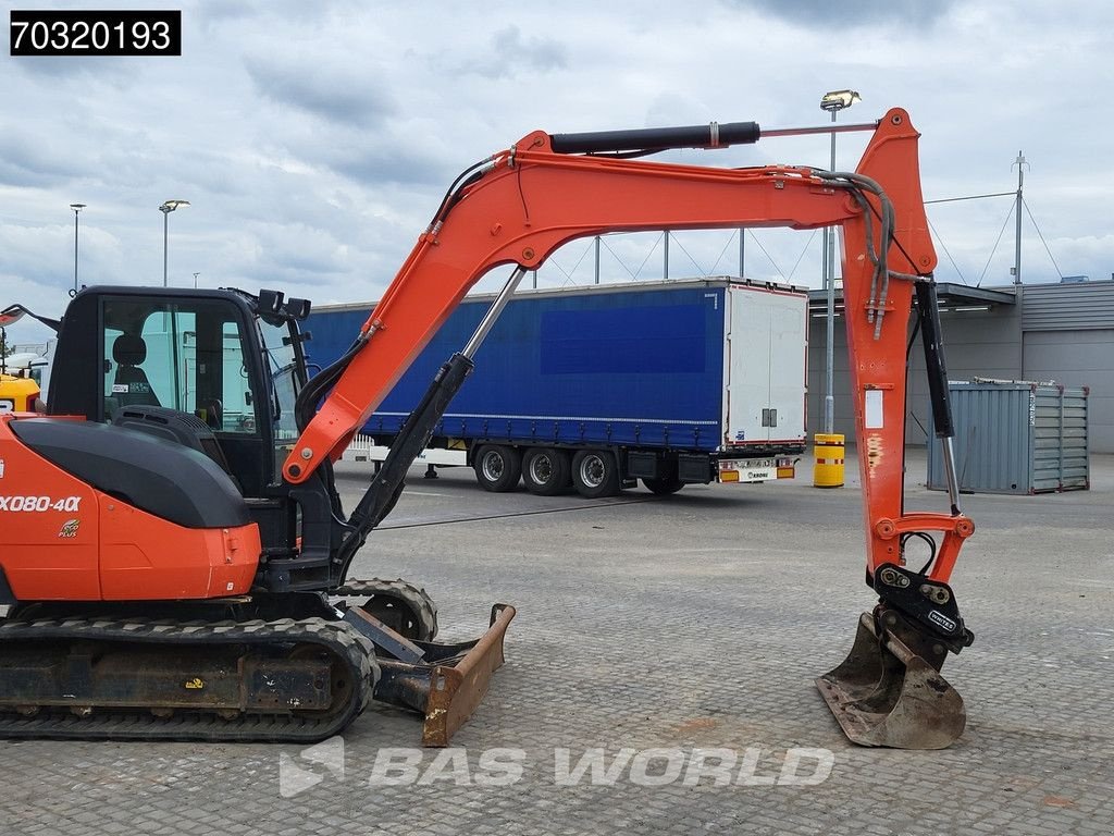 Minibagger типа Kubota KX080-4 A/C, Gebrauchtmaschine в Veghel (Фотография 9)