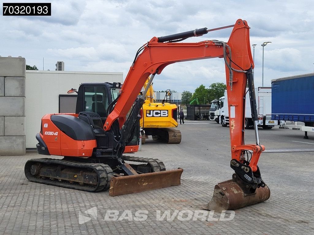 Minibagger типа Kubota KX080-4 A/C, Gebrauchtmaschine в Veghel (Фотография 10)