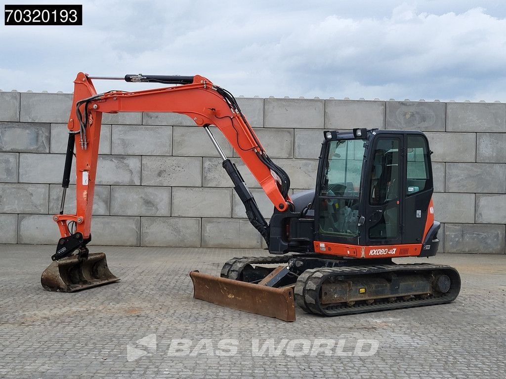 Minibagger типа Kubota KX080-4 A/C, Gebrauchtmaschine в Veghel (Фотография 3)