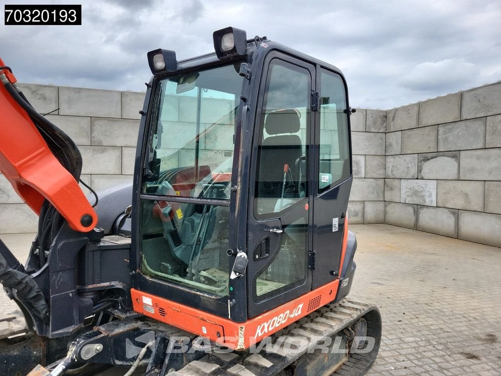 Minibagger типа Kubota KX080-4 A/C, Gebrauchtmaschine в Veghel (Фотография 11)