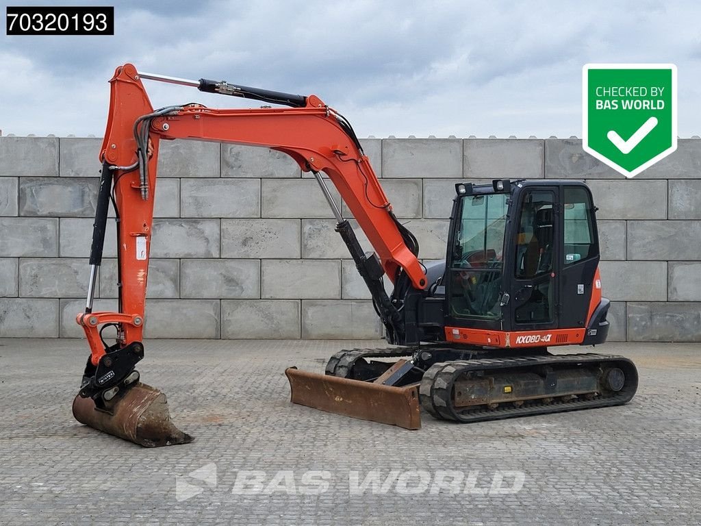 Minibagger типа Kubota KX080-4 A/C, Gebrauchtmaschine в Veghel (Фотография 1)