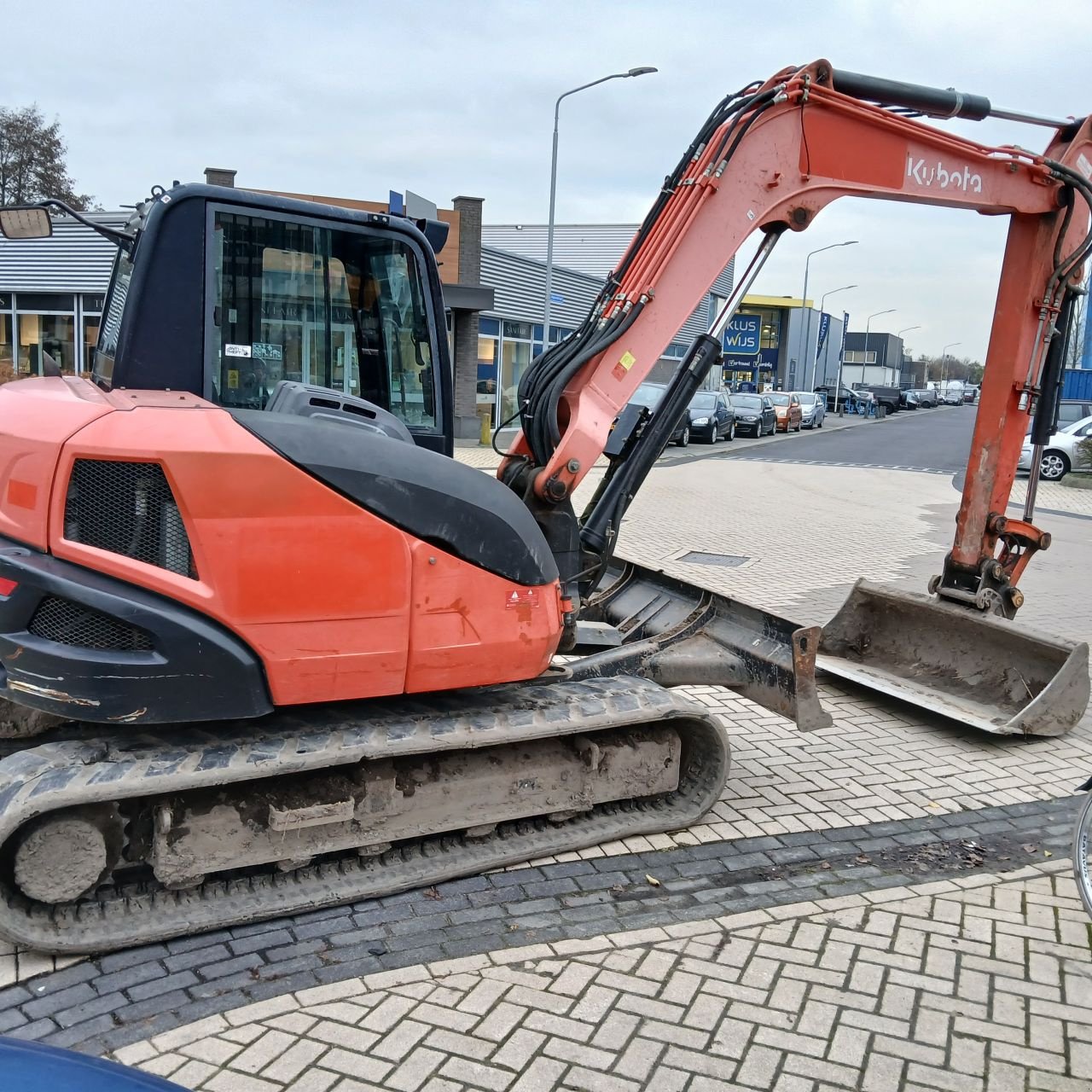 Minibagger des Typs Kubota KX080-4., Gebrauchtmaschine in Alblasserdam (Bild 4)
