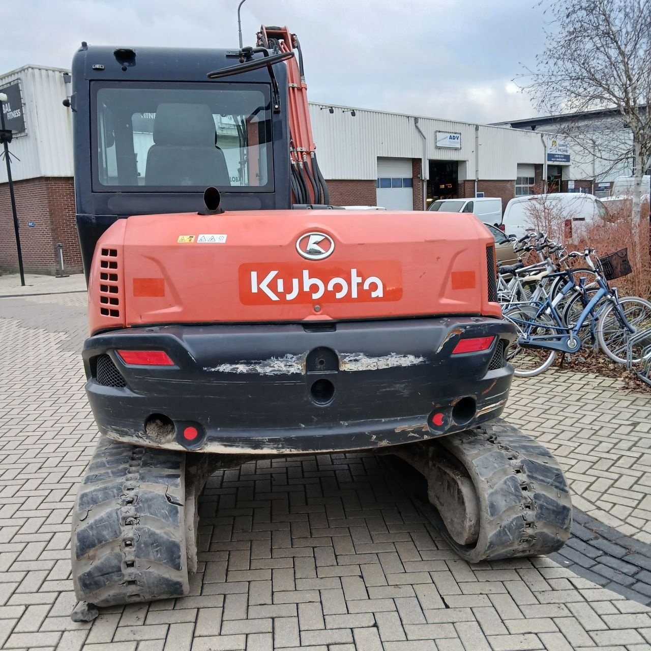Minibagger des Typs Kubota KX080-4., Gebrauchtmaschine in Alblasserdam (Bild 3)