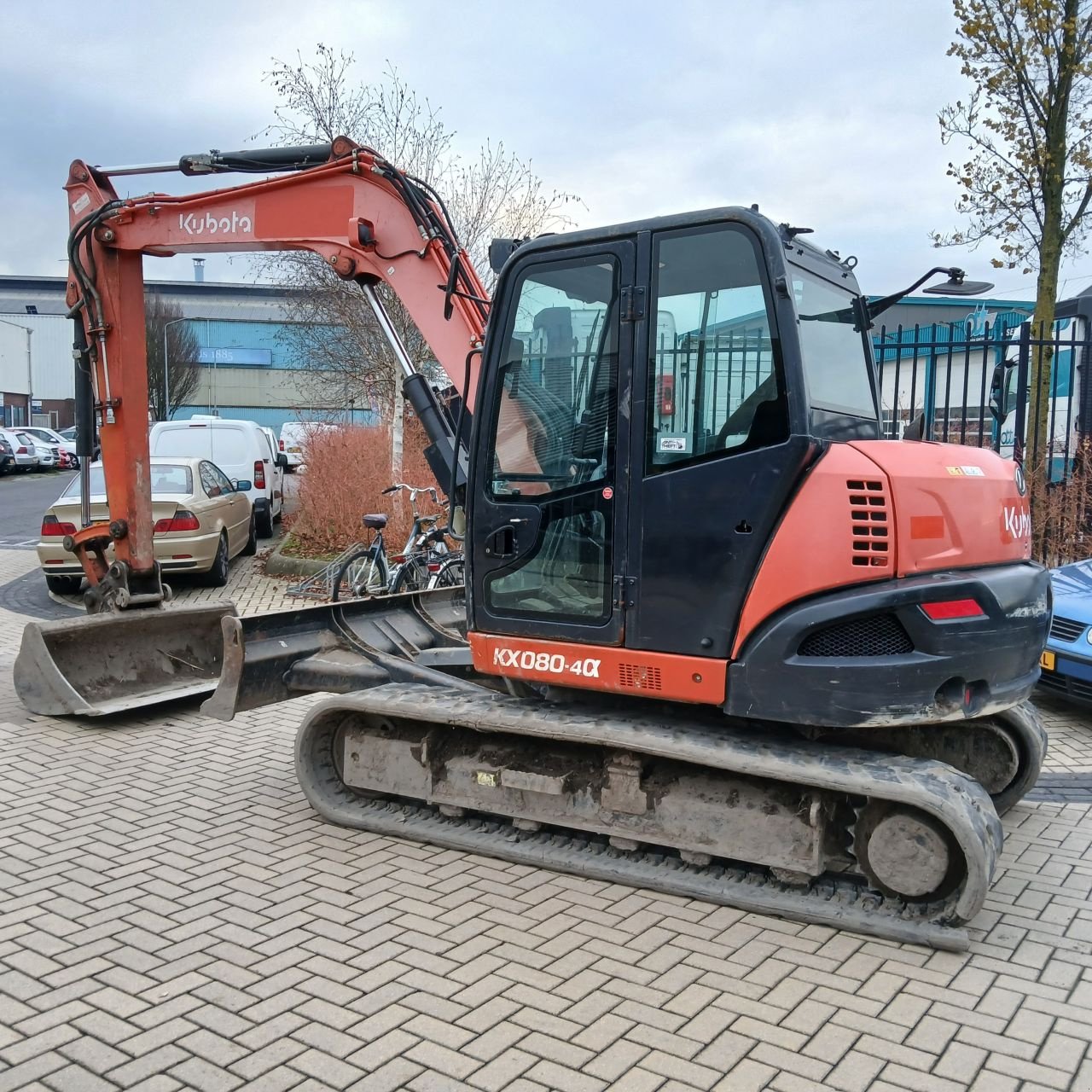 Minibagger des Typs Kubota KX080-4., Gebrauchtmaschine in Alblasserdam (Bild 1)
