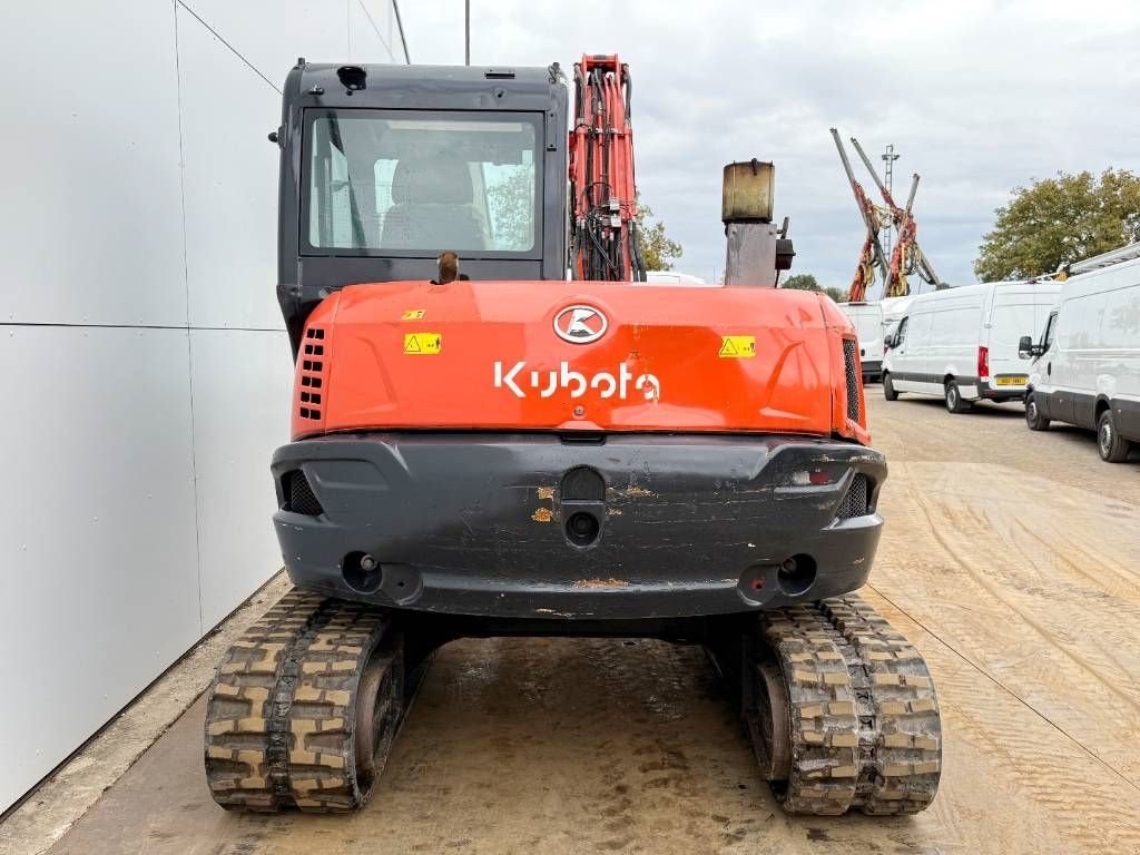 Minibagger del tipo Kubota KX080-4a - Automatic Greasing / Hammer Lines, Gebrauchtmaschine en Veldhoven (Imagen 4)