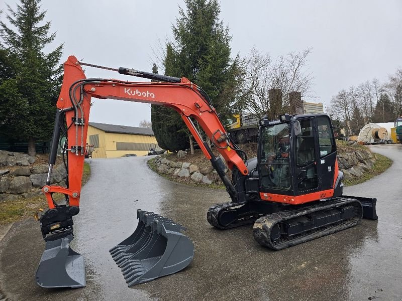 Minibagger типа Kubota KX080-4A, Gebrauchtmaschine в Gabersdorf (Фотография 26)