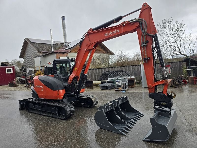 Minibagger типа Kubota KX080-4A, Gebrauchtmaschine в Gabersdorf (Фотография 8)