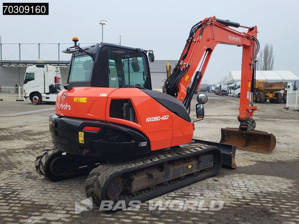 Minibagger of the type Kubota KX080 -4a2 A/C - 3 Buckets, Gebrauchtmaschine in Veghel (Picture 10)