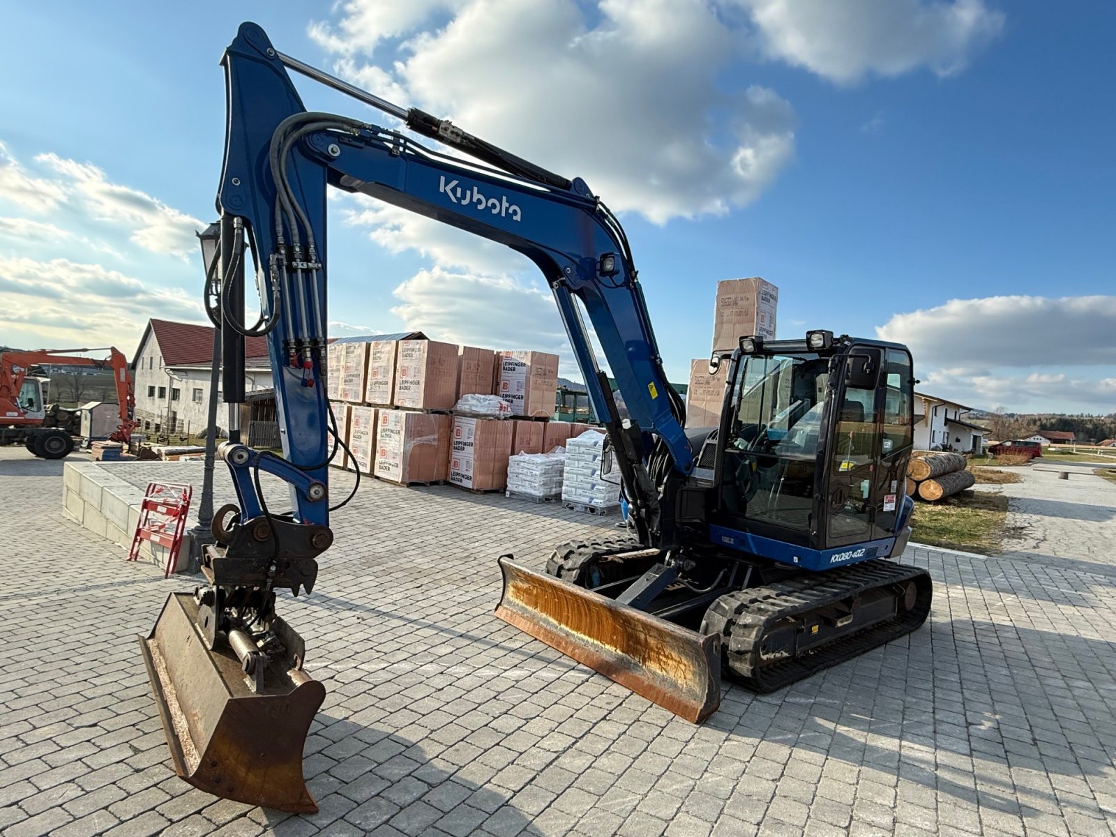 Minibagger Türe ait Kubota KX080-4a2, Gebrauchtmaschine içinde Neureichenau (resim 2)