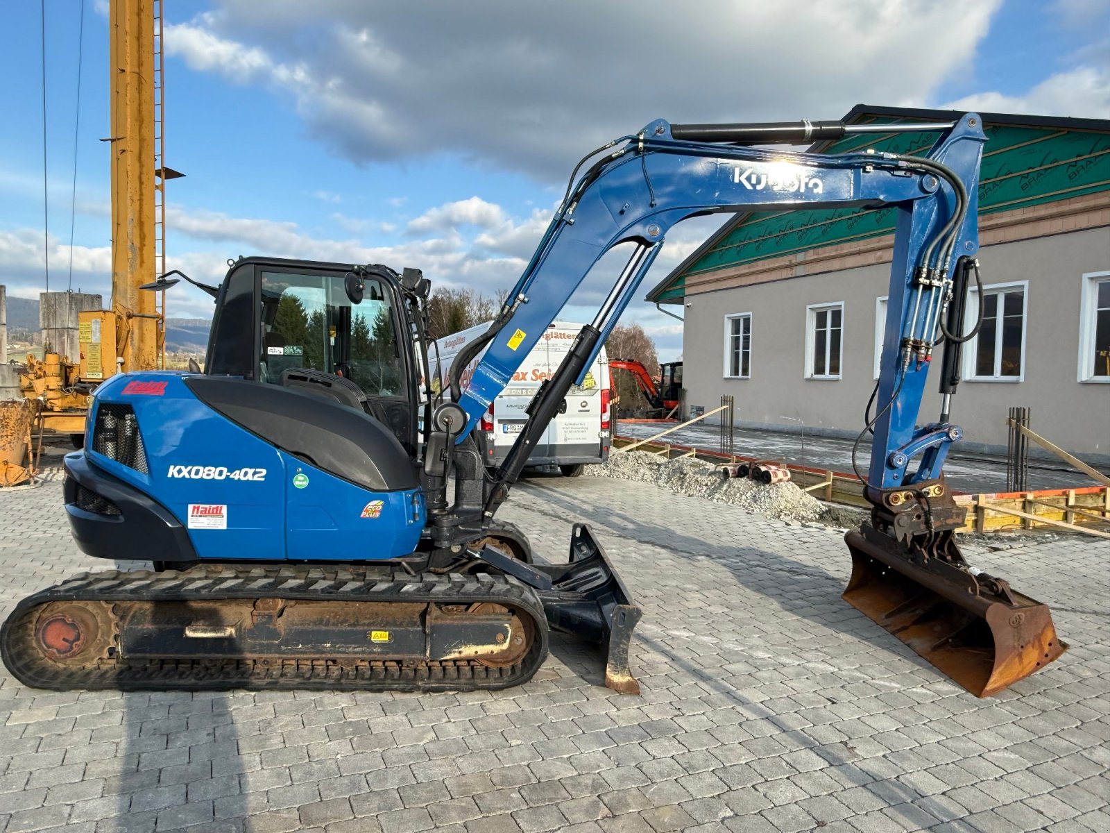 Minibagger Türe ait Kubota KX080-4a2, Gebrauchtmaschine içinde Neureichenau (resim 4)