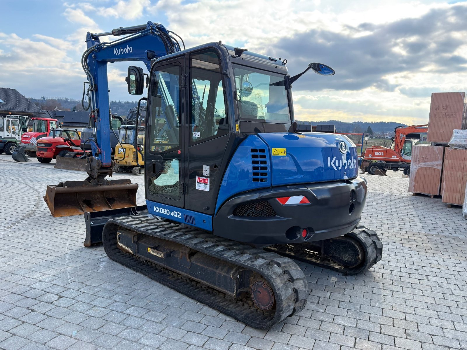 Minibagger Türe ait Kubota KX080-4a2, Gebrauchtmaschine içinde Neureichenau (resim 8)