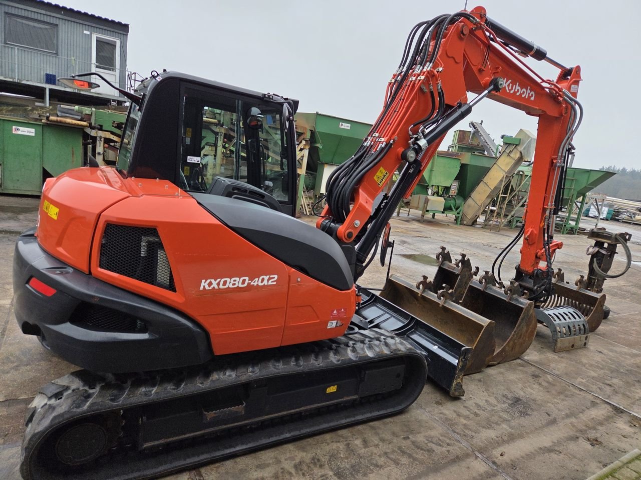 Minibagger tip Kubota KX080-4A2, Gebrauchtmaschine in Oirschot (Poză 5)