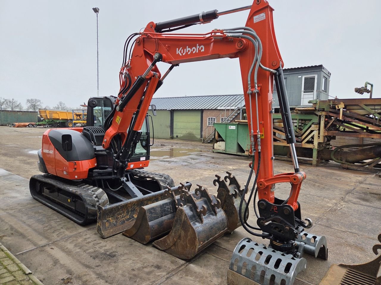 Minibagger tip Kubota KX080-4A2, Gebrauchtmaschine in Oirschot (Poză 7)