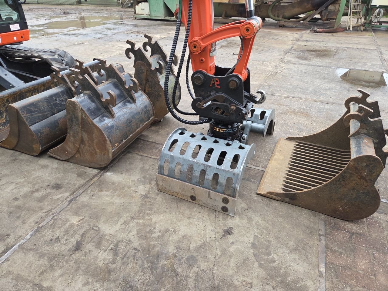 Minibagger tip Kubota KX080-4A2, Gebrauchtmaschine in Oirschot (Poză 8)