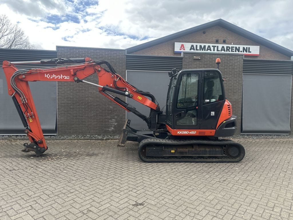 Minibagger Türe ait Kubota KX080-4GL2P Graafmachine, Gebrauchtmaschine içinde Laren Gld (resim 1)