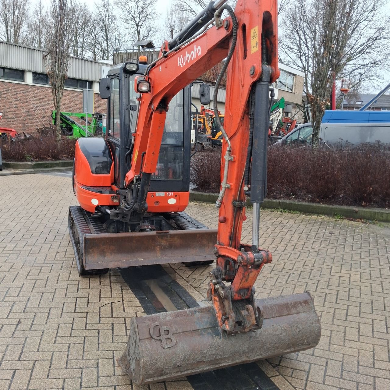 Minibagger tip Kubota KX101-3., Gebrauchtmaschine in Alblasserdam (Poză 4)