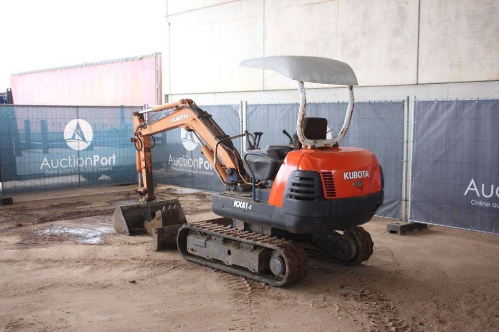 Minibagger des Typs Kubota KX61-2, Gebrauchtmaschine in Antwerpen (Bild 3)