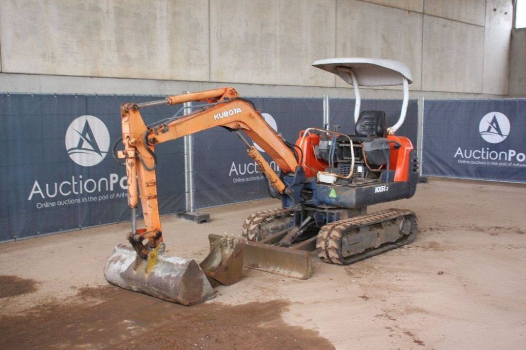 Minibagger du type Kubota KX61-2, Gebrauchtmaschine en Antwerpen (Photo 9)