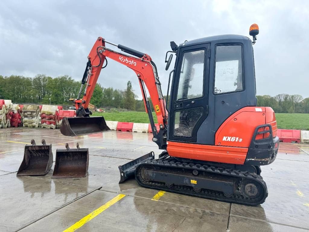 Minibagger типа Kubota KX61-3 - Including 3 Buckets / Low Hours, Gebrauchtmaschine в Veldhoven (Фотография 3)