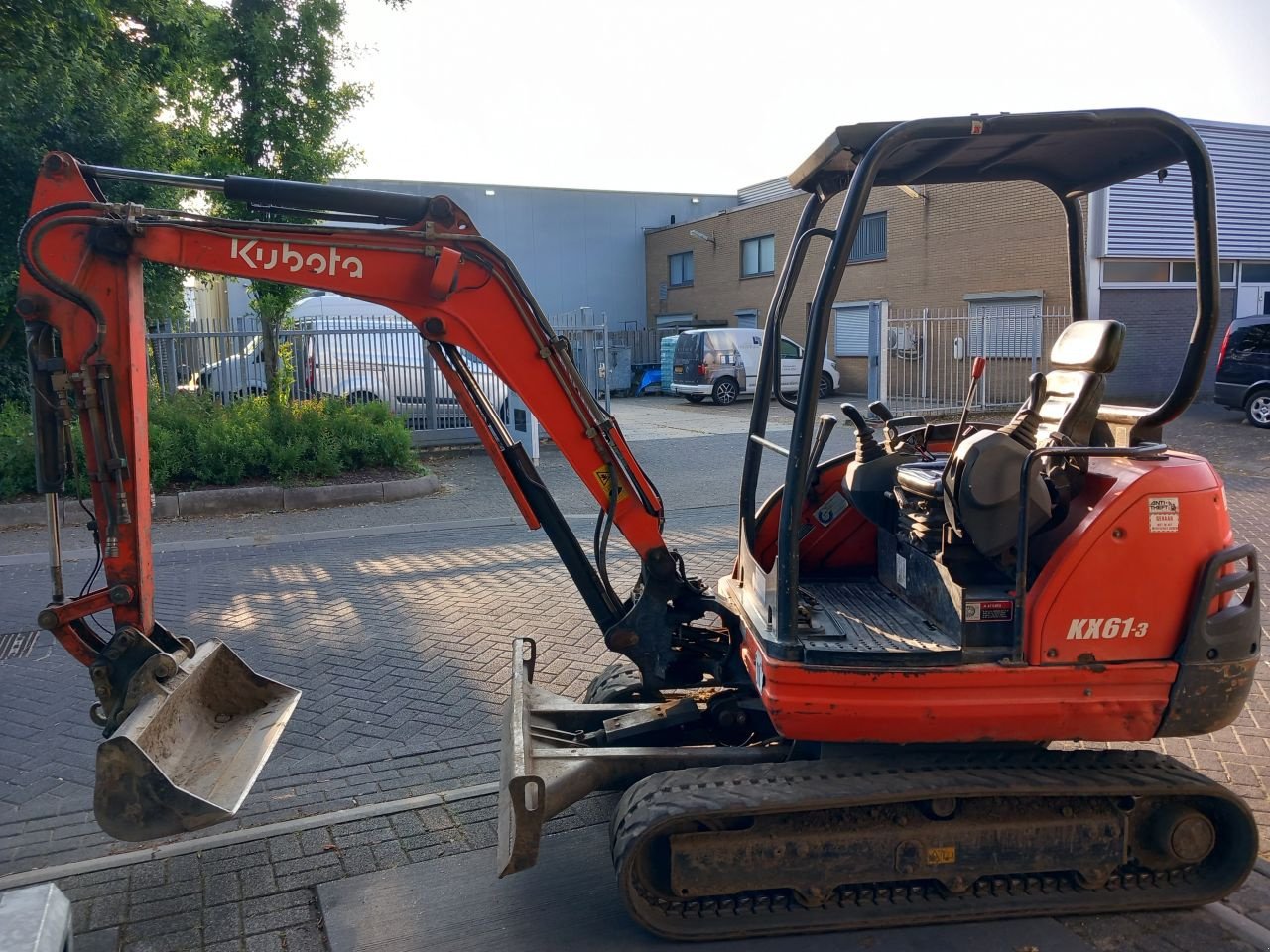 Minibagger typu Kubota Kx61-3, Gebrauchtmaschine w Alblasserdam (Zdjęcie 3)