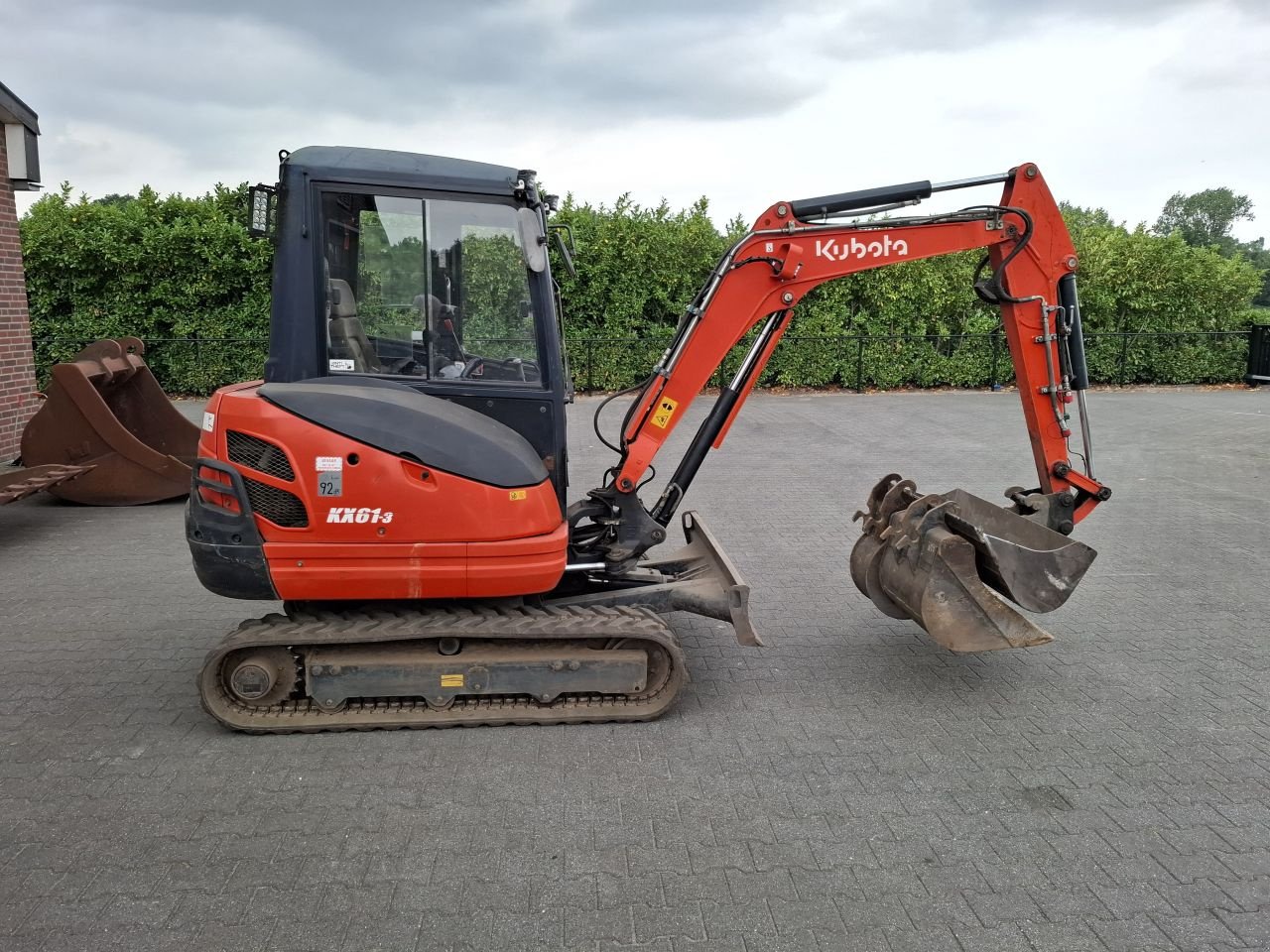 Minibagger Türe ait Kubota Kx71-3, Gebrauchtmaschine içinde nistelrode (resim 4)