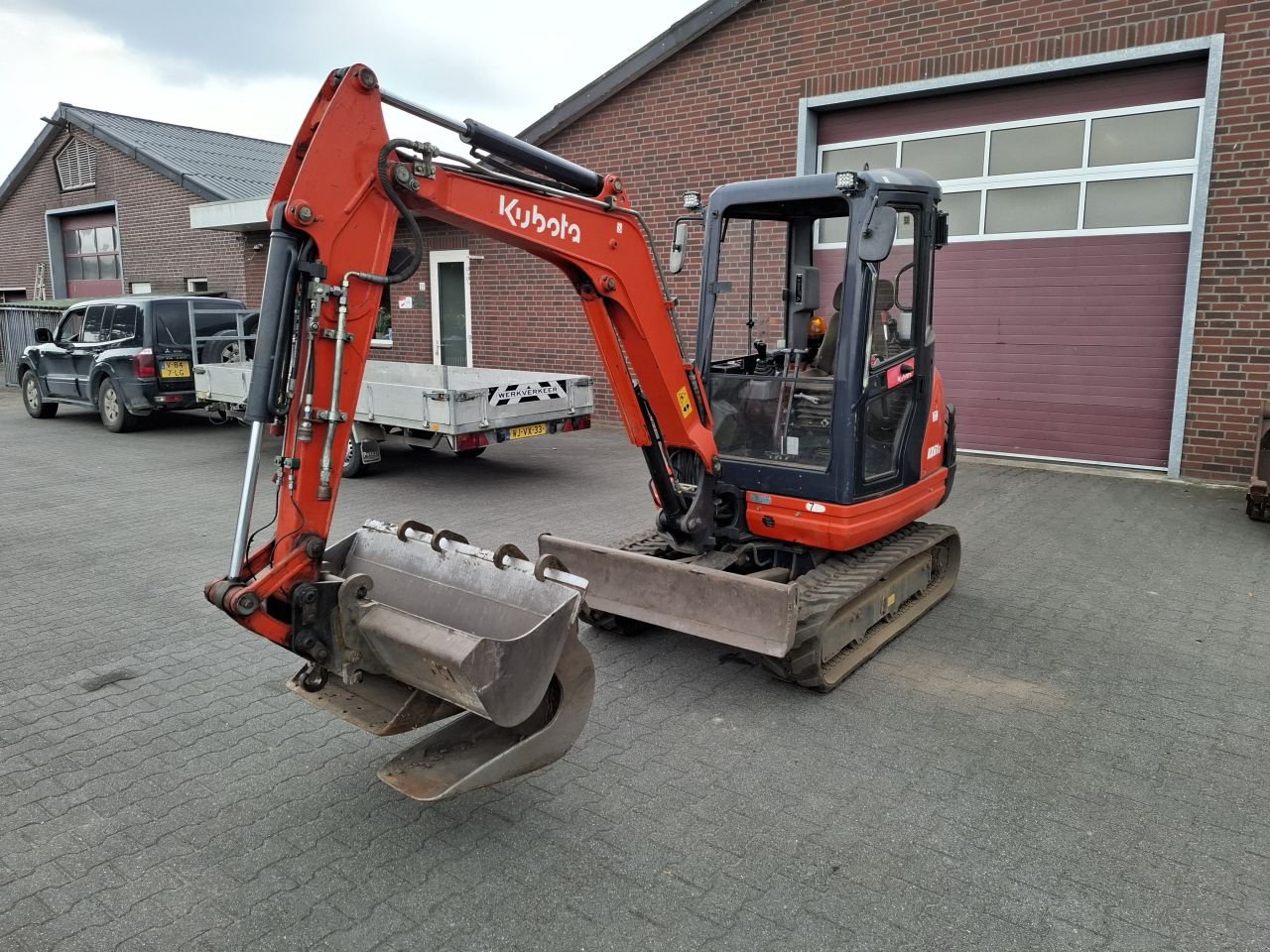 Minibagger Türe ait Kubota Kx71-3, Gebrauchtmaschine içinde nistelrode (resim 8)