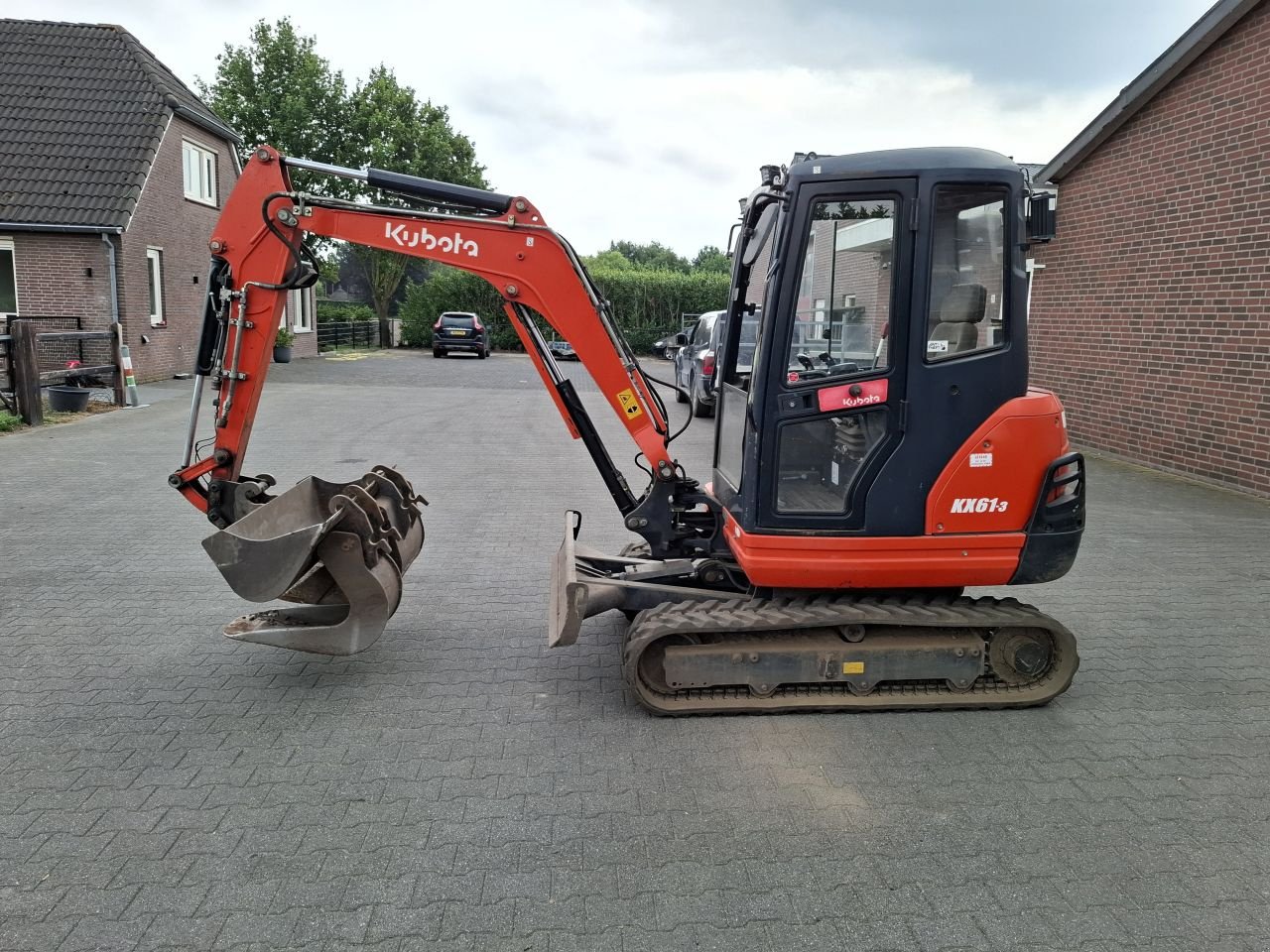 Minibagger Türe ait Kubota Kx71-3, Gebrauchtmaschine içinde nistelrode (resim 9)