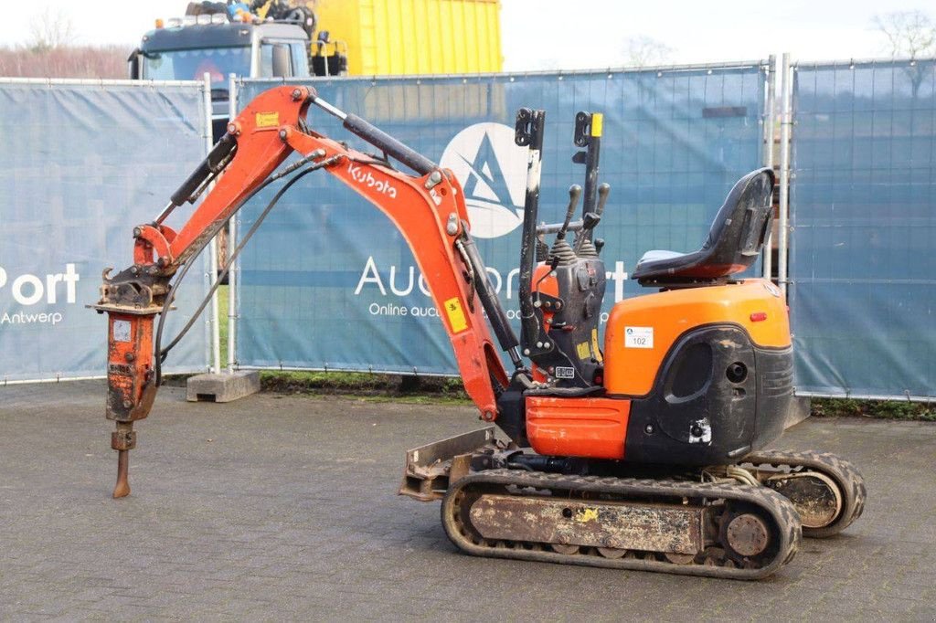 Minibagger tip Kubota U-10-3, Gebrauchtmaschine in Antwerpen (Poză 3)
