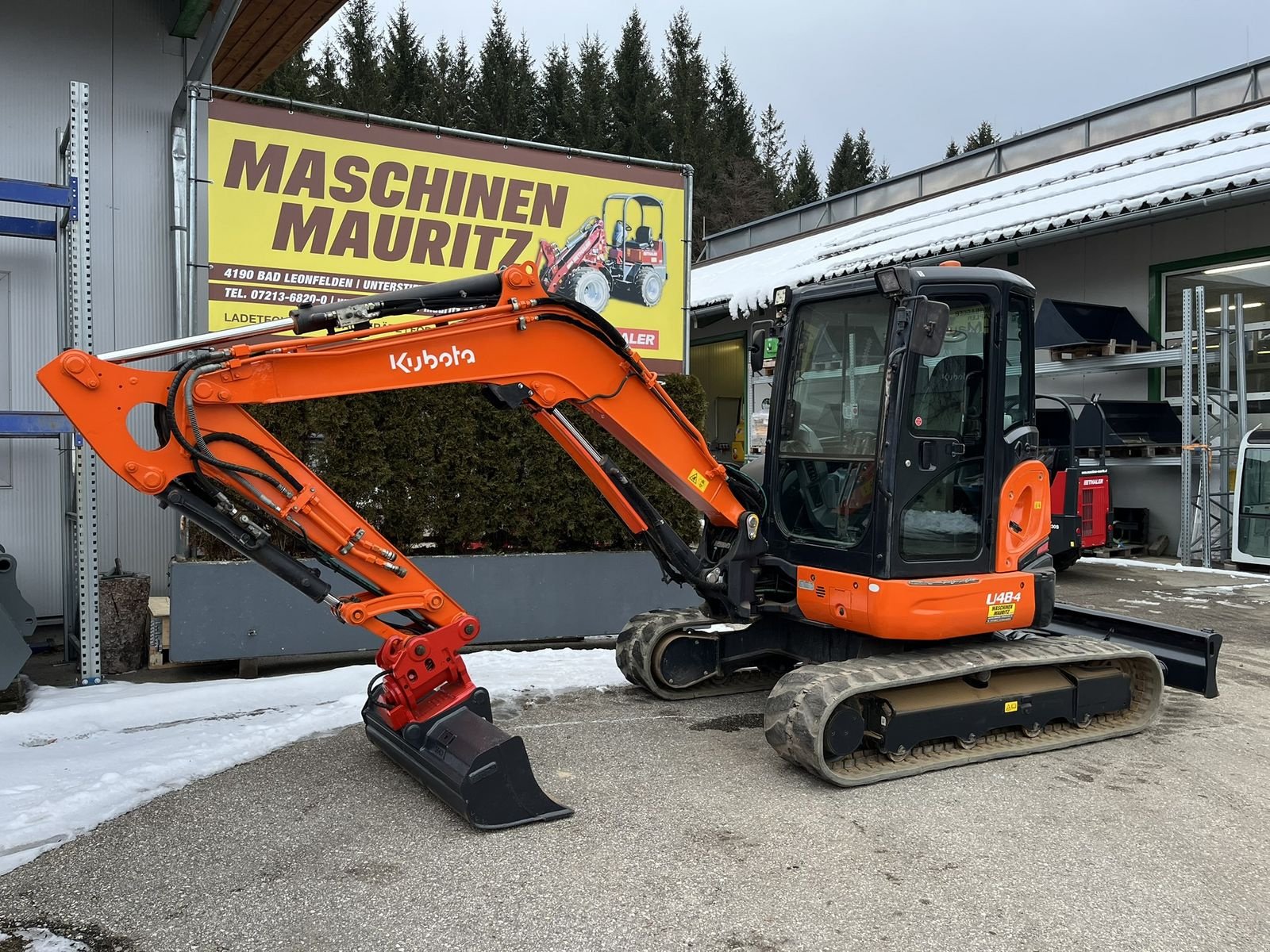 Minibagger van het type Kubota U 48-4, Gebrauchtmaschine in Bad Leonfelden (Foto 14)