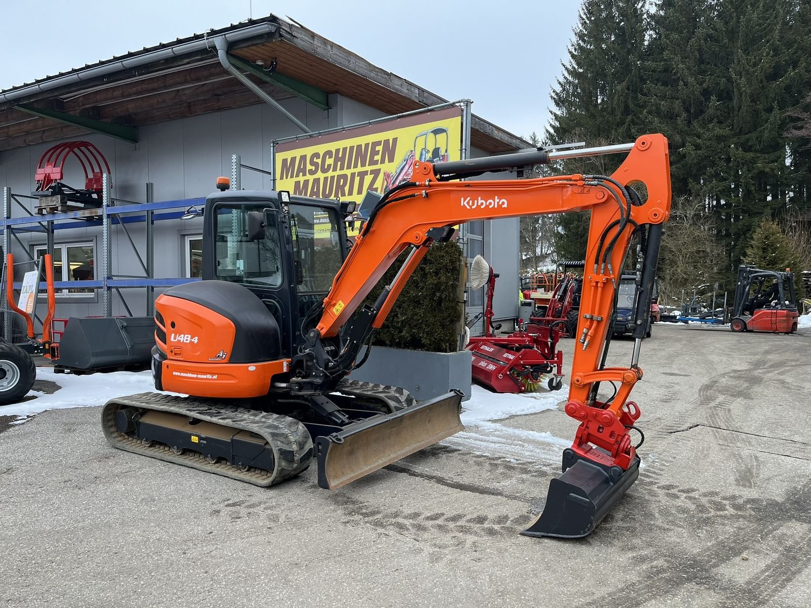 Minibagger van het type Kubota U 48-4, Gebrauchtmaschine in Bad Leonfelden (Foto 1)