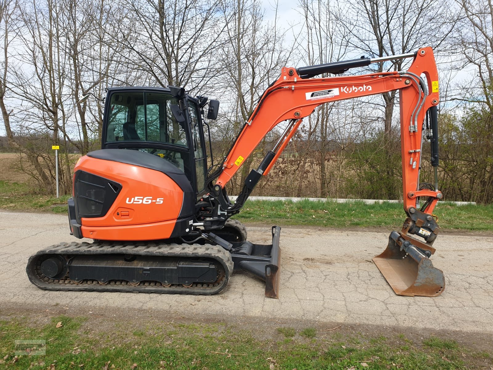 Minibagger des Typs Kubota U 56-6, Gebrauchtmaschine in Deutsch - Goritz (Bild 2)