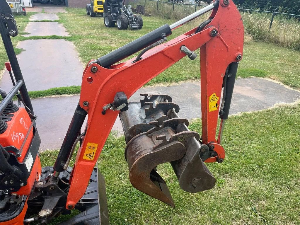 Minibagger Türe ait Kubota U10-3 minigraafmachine 2021 met slechts 700 uur, Gebrauchtmaschine içinde Kwintsheul (resim 9)