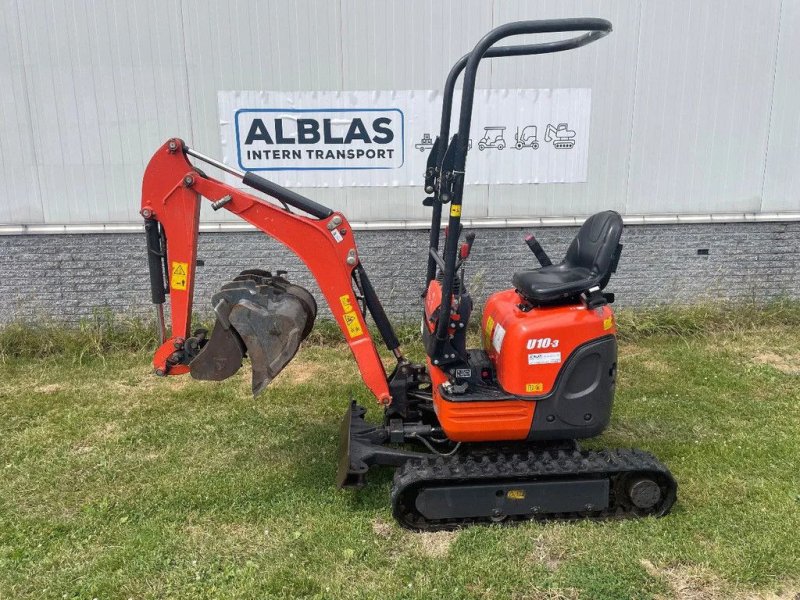 Minibagger des Typs Kubota U10-3 minigraafmachine 2021 met slechts 700 uur, Gebrauchtmaschine in Kwintsheul (Bild 1)