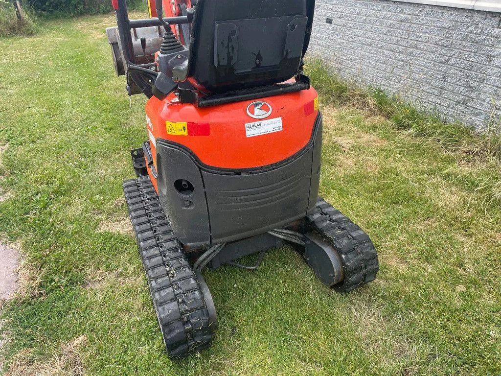Minibagger Türe ait Kubota U10-3 minigraafmachine 2021 met slechts 700 uur, Gebrauchtmaschine içinde Kwintsheul (resim 4)