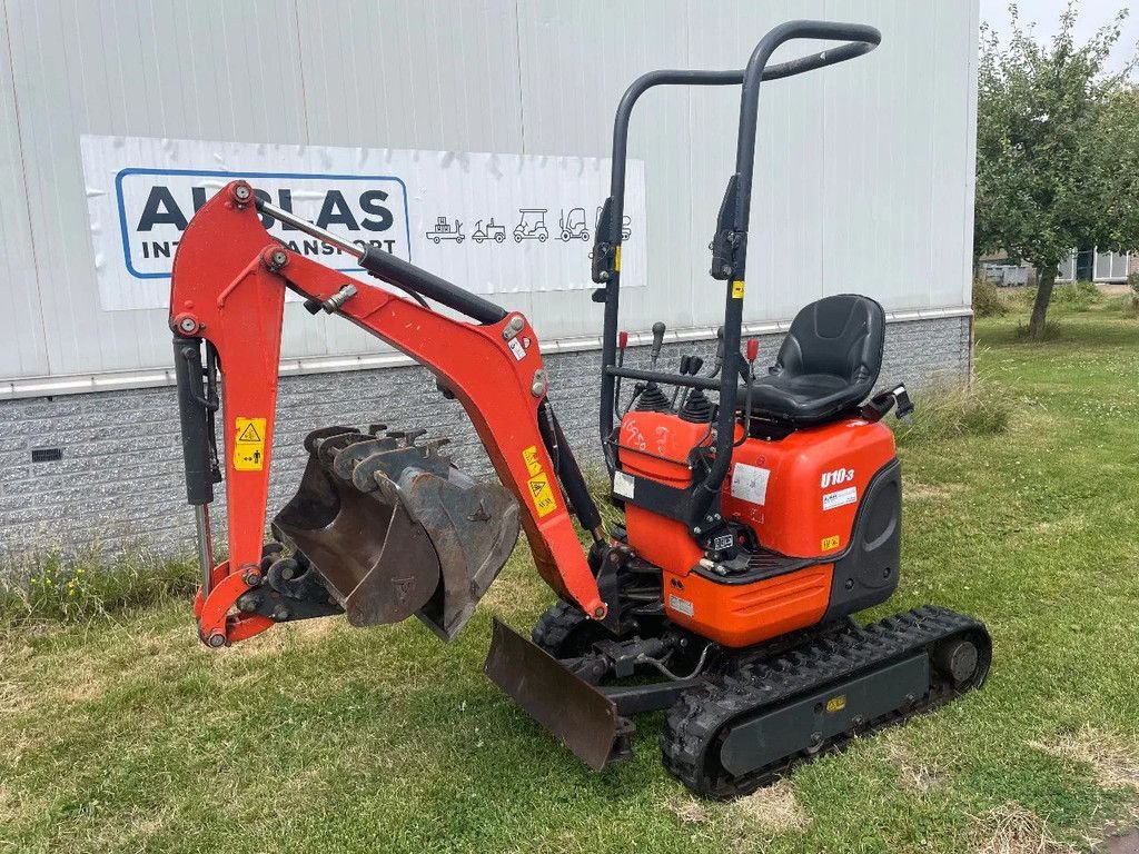 Minibagger Türe ait Kubota U10-3 minigraafmachine 2021 met slechts 700 uur, Gebrauchtmaschine içinde Kwintsheul (resim 2)
