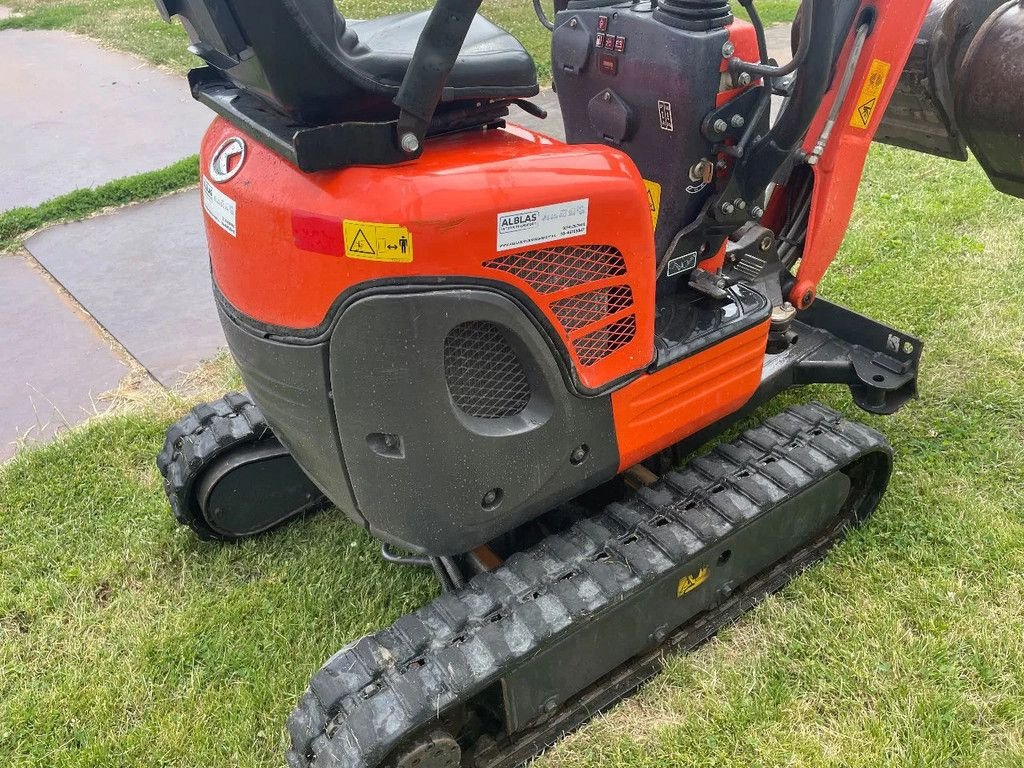 Minibagger Türe ait Kubota U10-3 minigraafmachine 2021 met slechts 700 uur, Gebrauchtmaschine içinde Kwintsheul (resim 7)